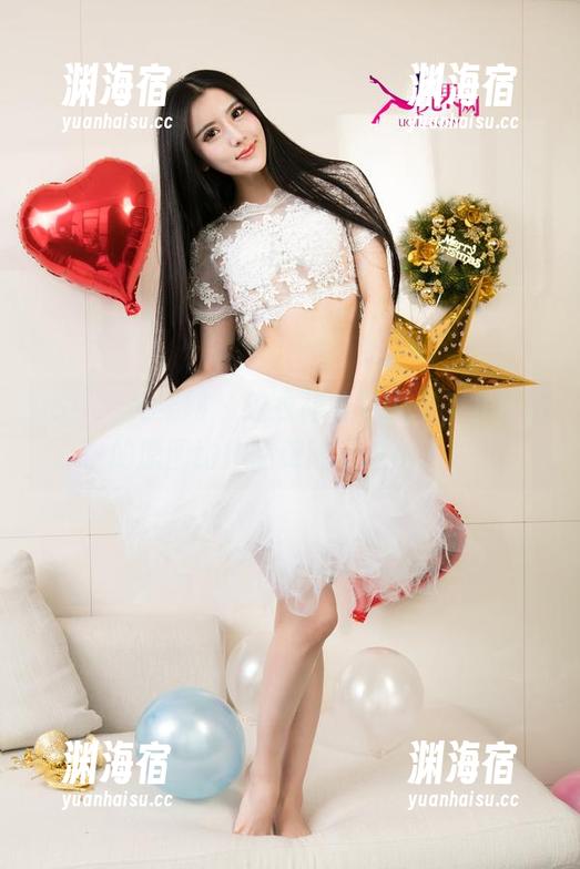 UGirls尤果网 - 连衣裙施工现场，才可儿的原图比作品更让我想多了。