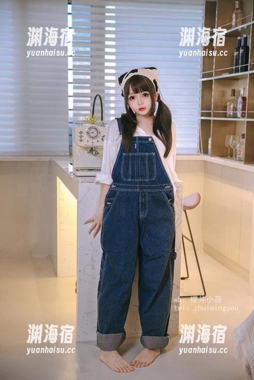 樱井小莜又发了最新辉夜巫女美图，瞧瞧这效果，我也想绿意盎然地撒她身边的华丽！