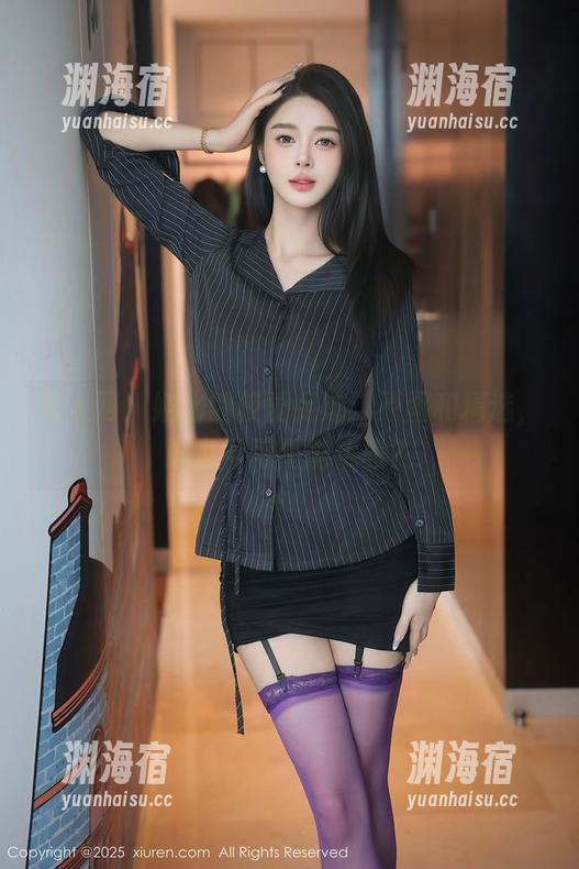 秀人网 - 娜比的校园足迹：原图和精选，谁说学习不能优雅？