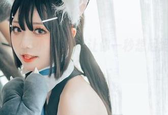 女仆写真，蓝小沂KiKi让你一秒想起妈妈做的家务活。